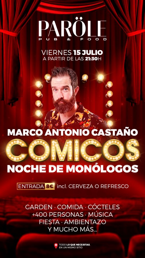 Viernes de Noche de Monologos con Marco Antonio Castaño