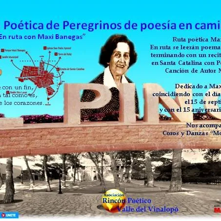 VII Acción Poética de "peregrinos de Poesía en Camino" Pinoso