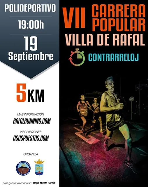 VII Carrera popular Villa de Rafal. 5k contrarreloj