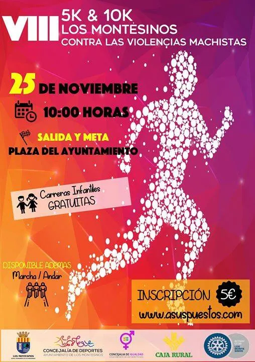 VIII 5K & 10K Los Montesinos "Contra Las Violencias Machistas"