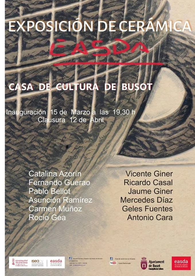 VIII Exposición de Cerámica Easda