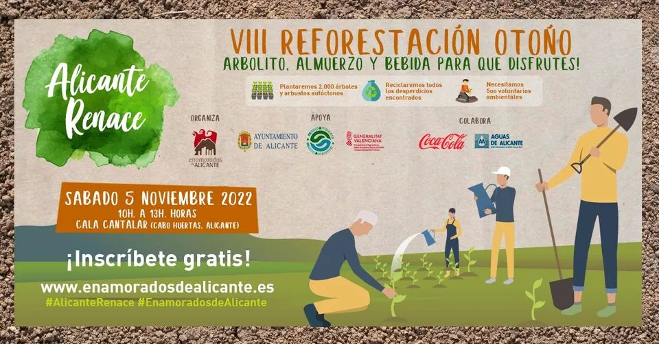 VIII Reforestación Otoño Alicante Renace 2022