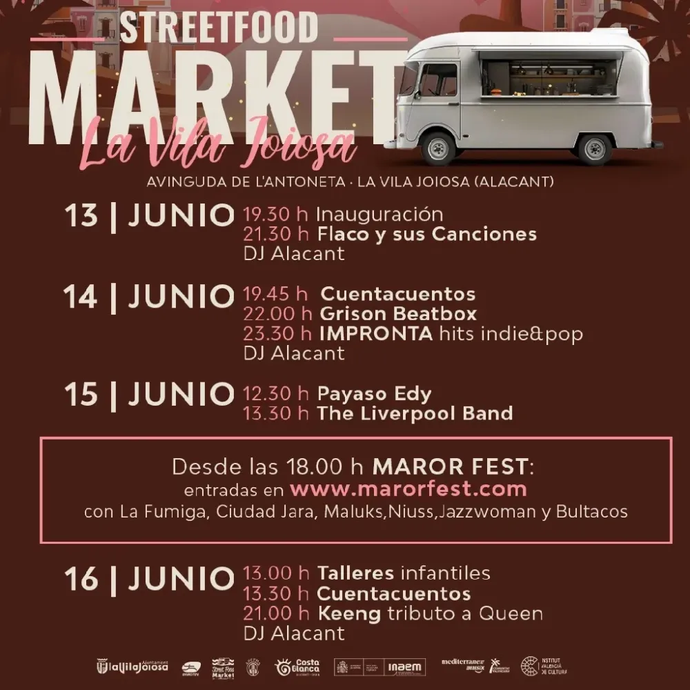 Villajoyosa Street Food Market 2024