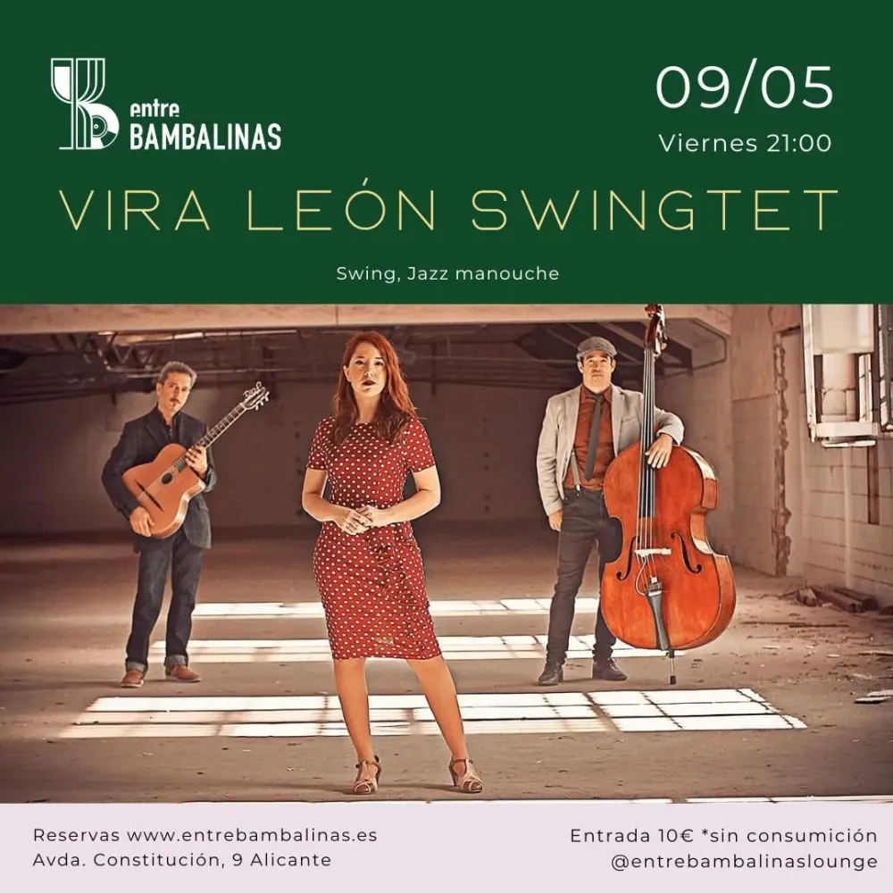 Vira León Swingtet en concierto