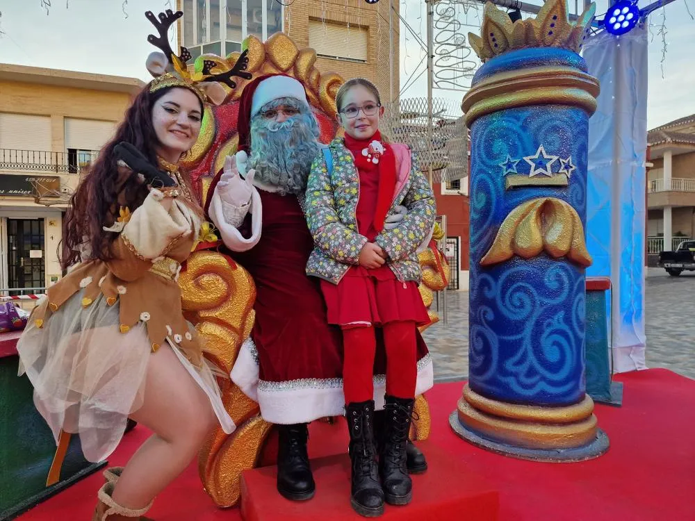 Visita de Papá Noel a a Torre de la Horadada