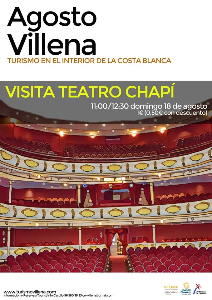 Visita el Teatro Chapí de Villena