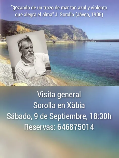 Visita General Sorolla en Xàbia