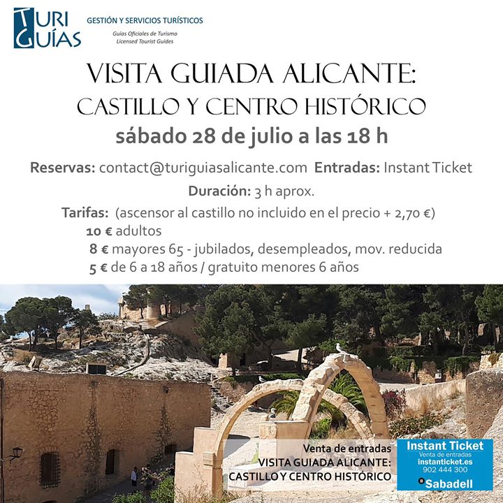 Visita guiada Alicante: Castillo y centro histórico