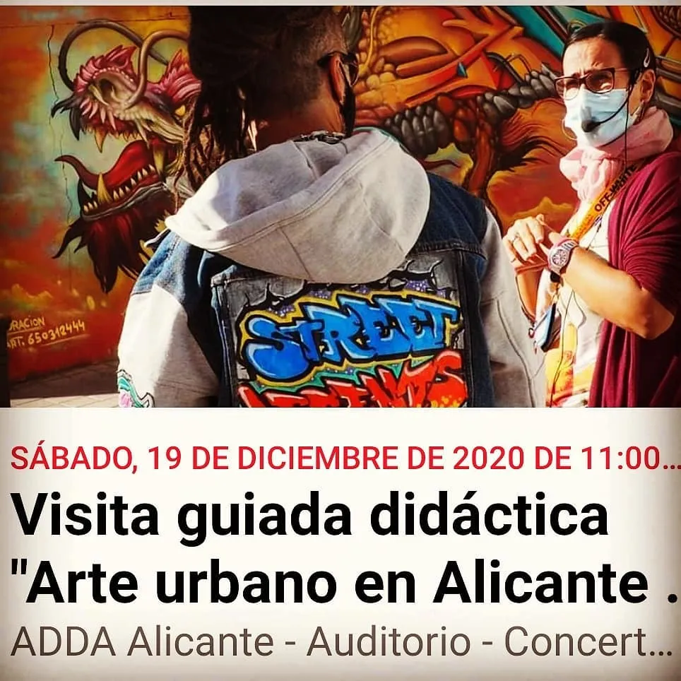 Visita guiada didáctica arte urbano en Alicante- streetart&graffitis"