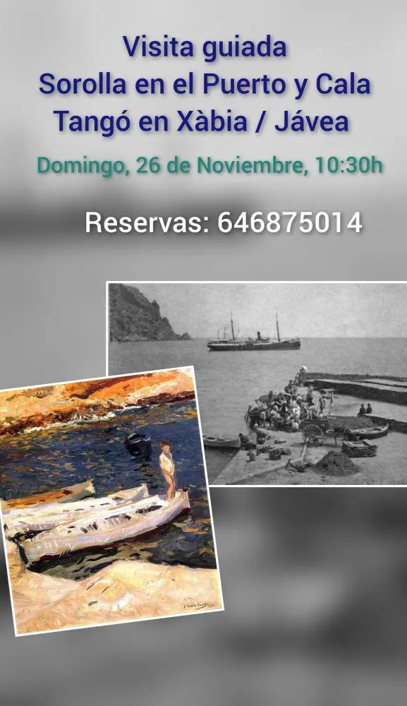 Visita guiada Sorolla en el Puerto y Cala Tangó en Jávea