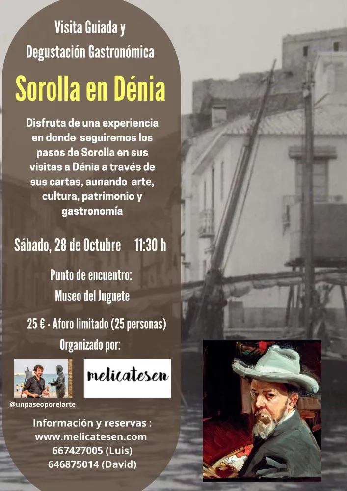 Visita Guiada y Degustación Gastronómica Sorolla en Dénia