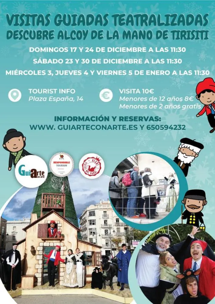 Visita guiadas teatralizadas - Descubre Alcoy de la mano de Tirisity