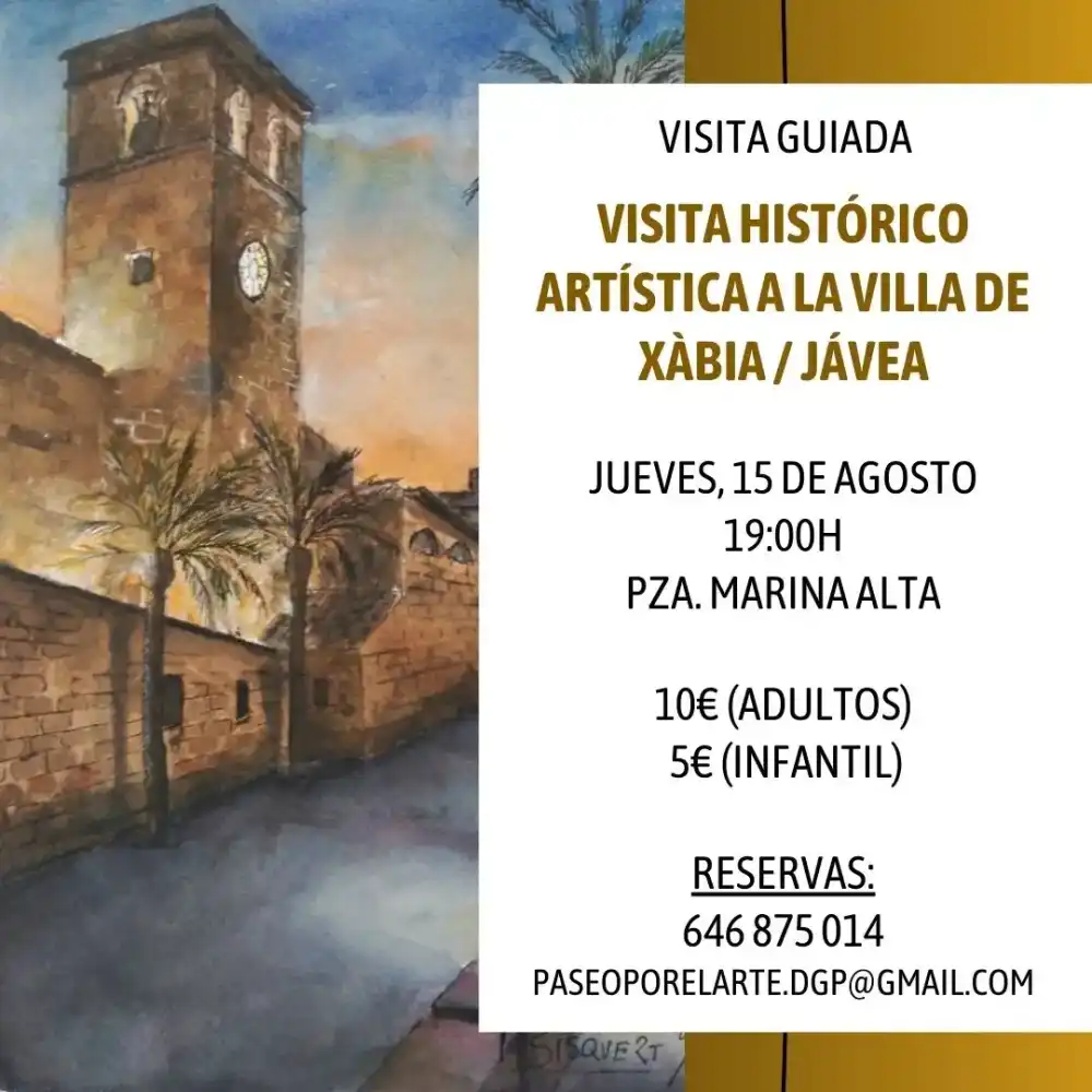 Visita histórico artística al casco antiguo de Jávea