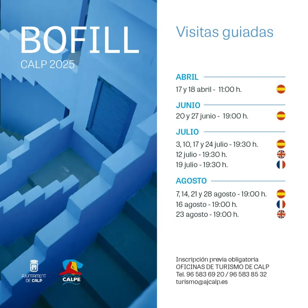 Visitas Guiadas Bofill 2025 Calpe