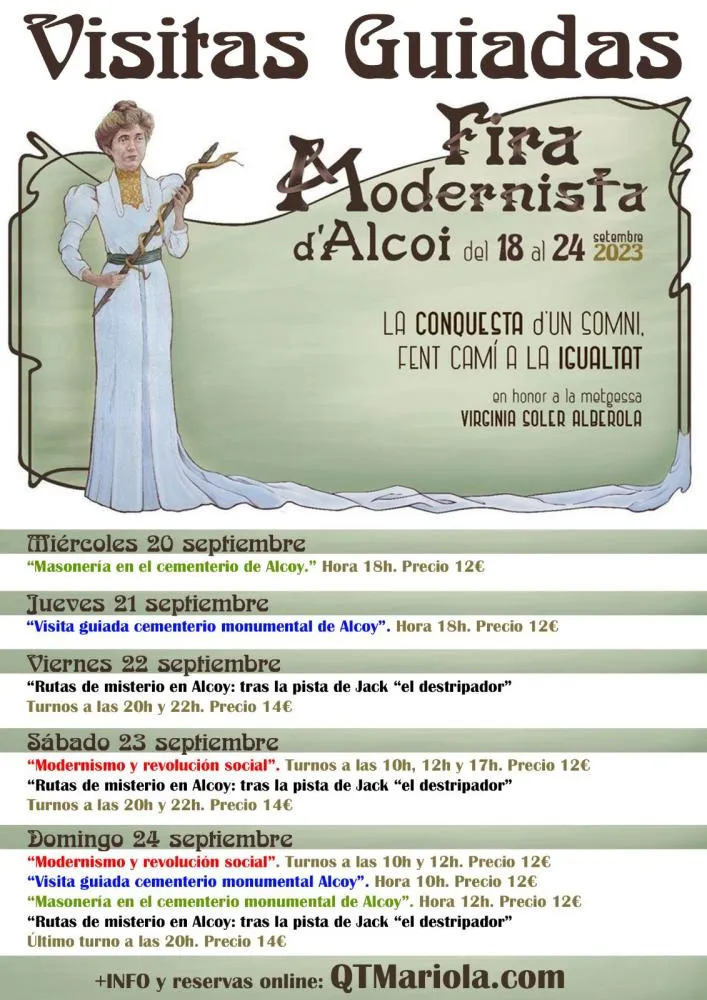 Visitas guiadas cementerio monumental de Alcoy - Fira Modernista 2023