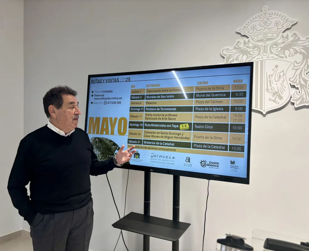 Visitas guiadas de mayo 2025 en Orihuela