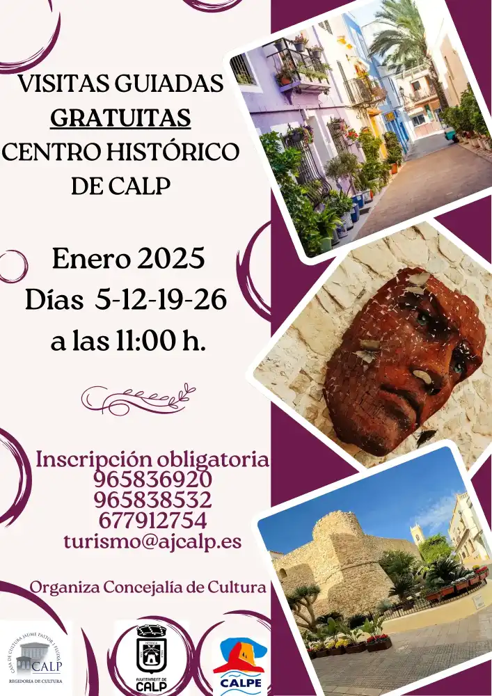 Visitas guiadas gratuitas al Centro Histórico de Calpe