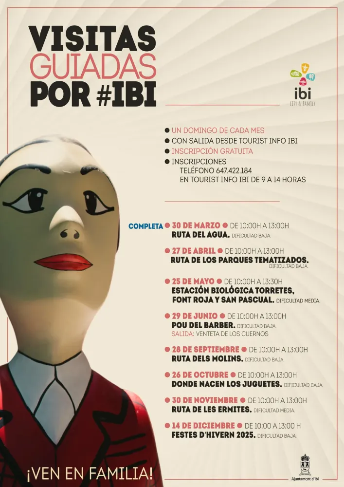 Visitas guiadas por Ibi 2025