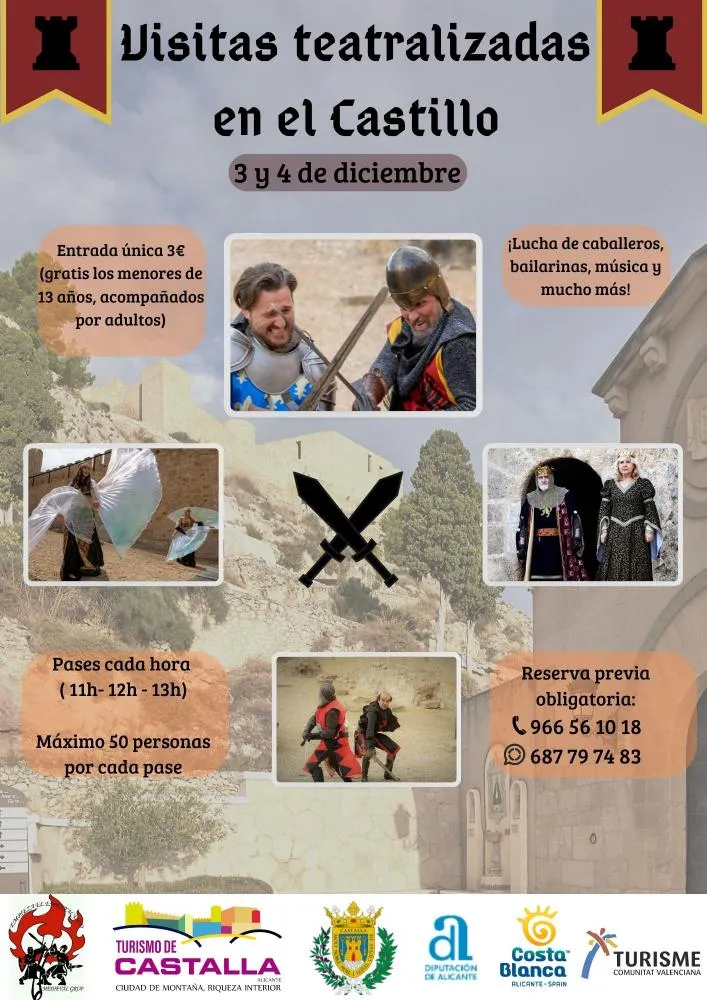 Visitas Teatrelizadas en el Castillo de Castalla