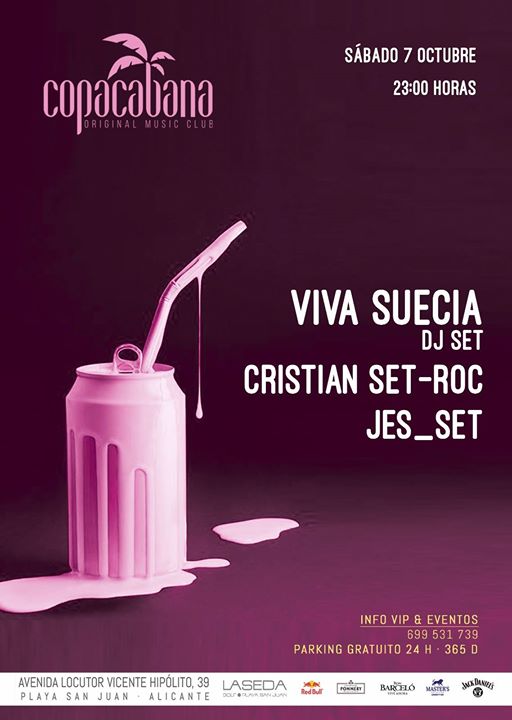 Viva Suecia Dj Set en Copacabana Original Music Club