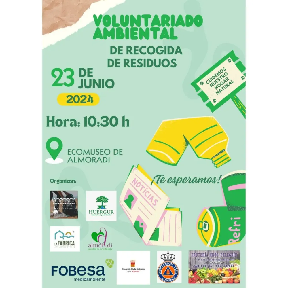 Voluntariado Ambiental de recogida de residuos