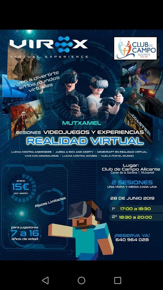 VR 3D MUTX (2 Sesiones)