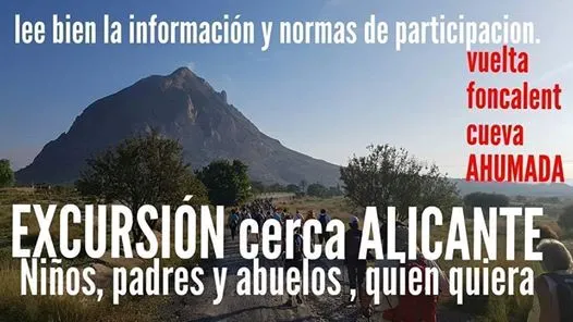 Vuelta por sierra Foncalent y cueva Ahumada