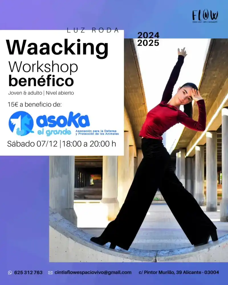Waaking workshop benéfico Asoka el Grande