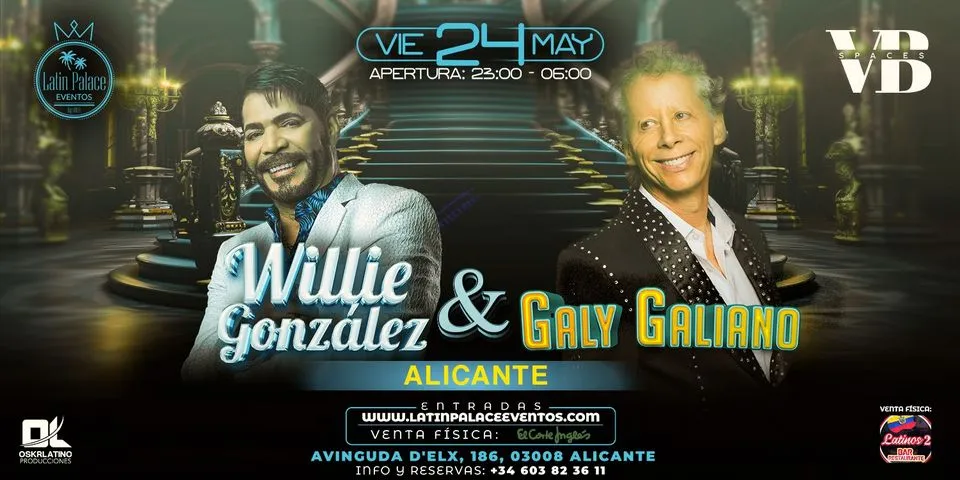 Willie Gonzalez y Galy Galeano