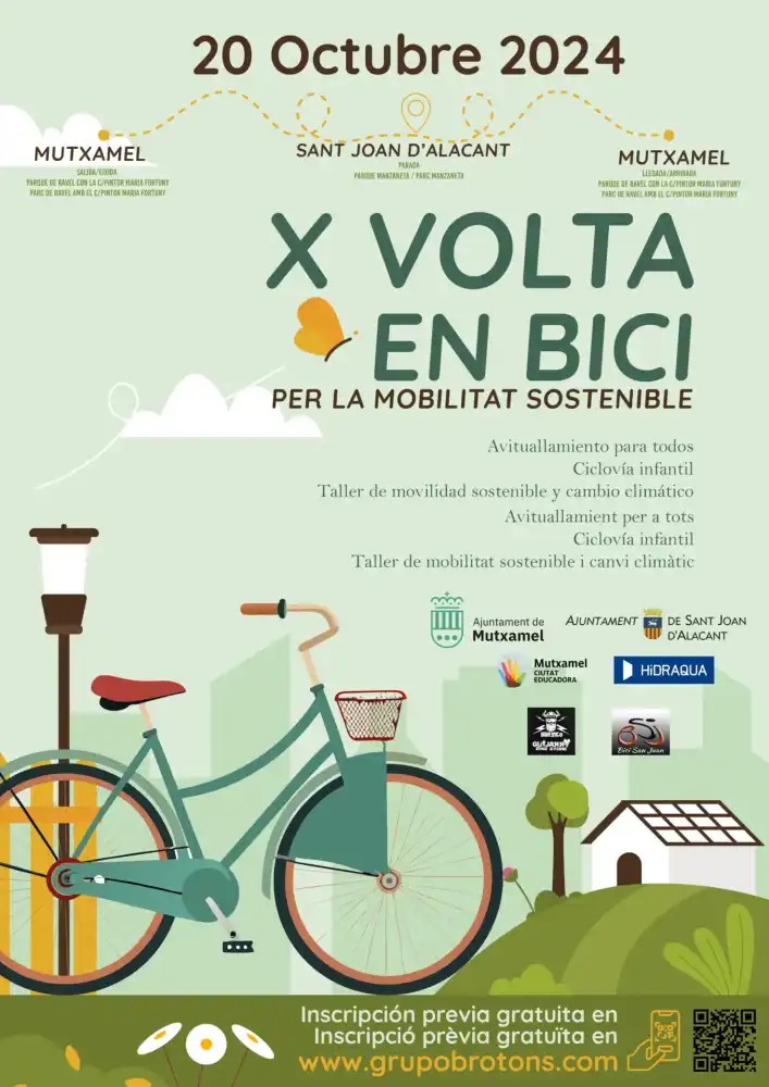 X Volta en Bici Mutxamel – Sant Joan D'alacant