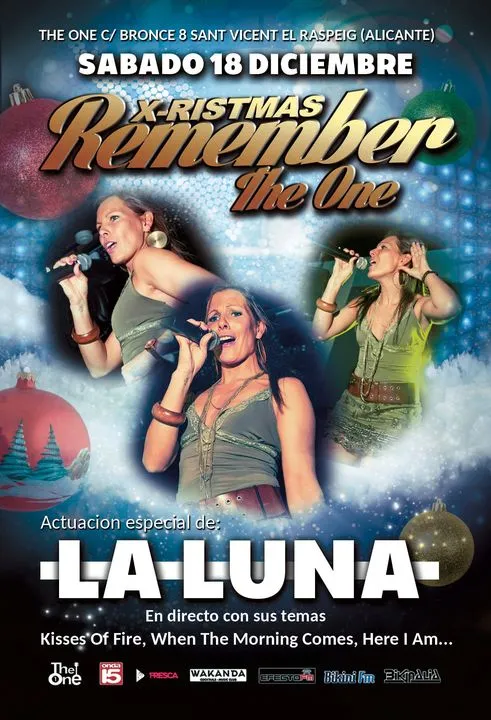 X-rismas Remember con la actuación de La Luna