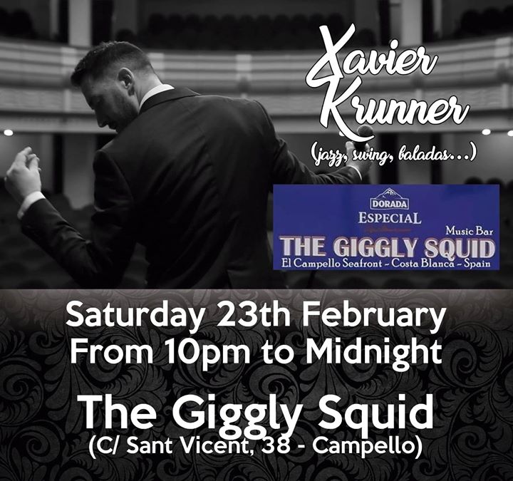Xavier Krunner en The Giggly Squid