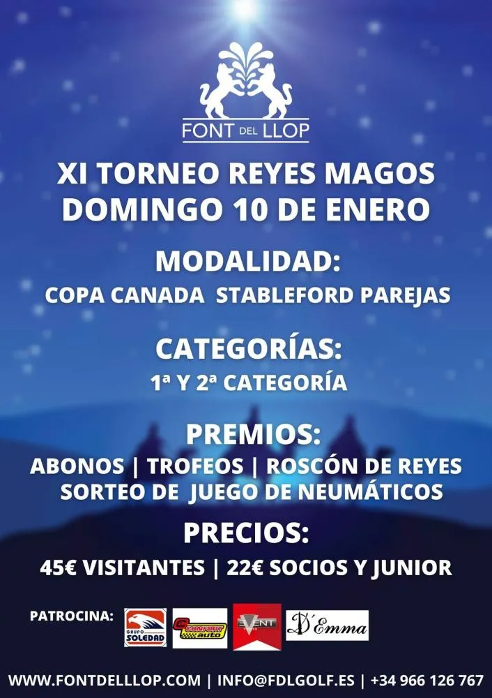 XI Torneo de Golf de Reyes Magos