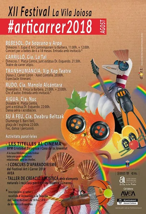 XII Festival ArtiCarrer 2018 Villajoyosa