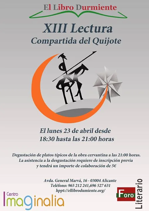 XIII Lectura compartida de El Quijote