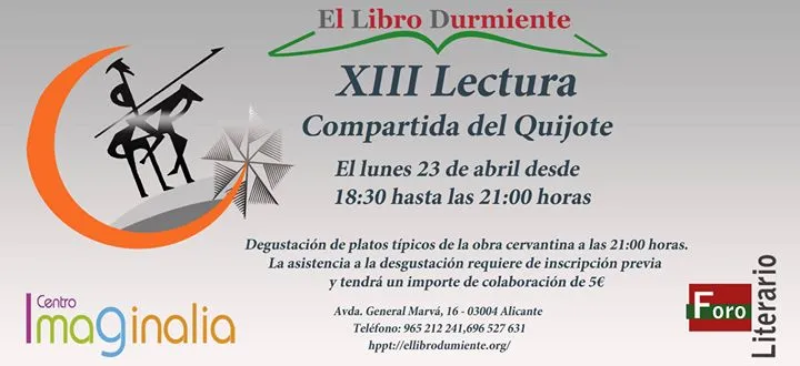 XIII Lectura compartida del "Quijote"