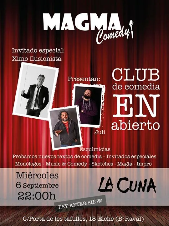 Ximo Ilusionista presenta Juli y Esculmicias en La Cuna