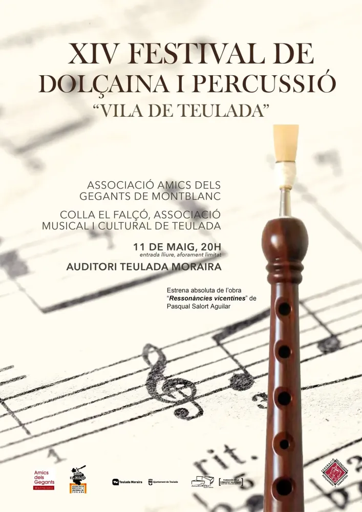 XIV Festival de Dolçaina i Percussió "Vila de Teulada"