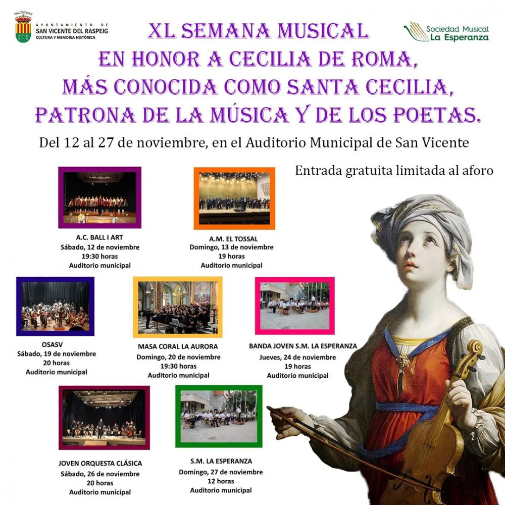XL Semana Musical En Honor a Santa Cecilia