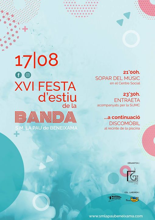 XVI Festa d'estiu de la Banda SM La Pau de Beneixama