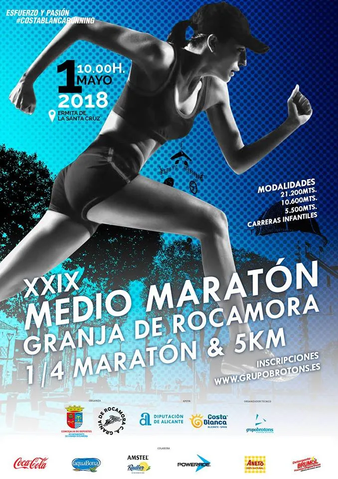 XXIX Mediomaraton 1 4 Maratón 5K Granja de Rocamora