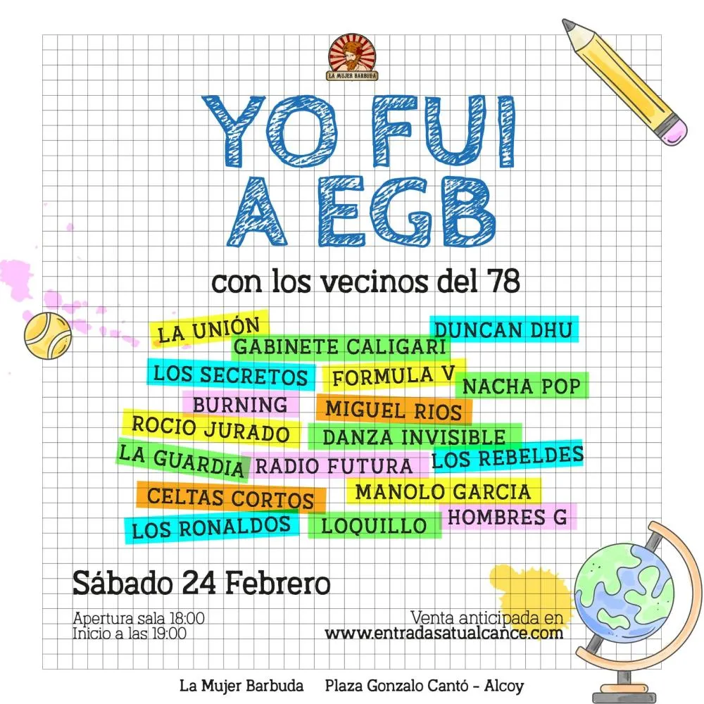 Yo fui a EGB con los vecinos del 78