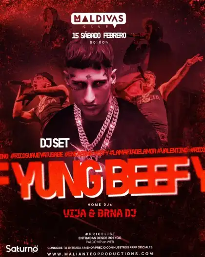 Yung Beef en Maldivas Club