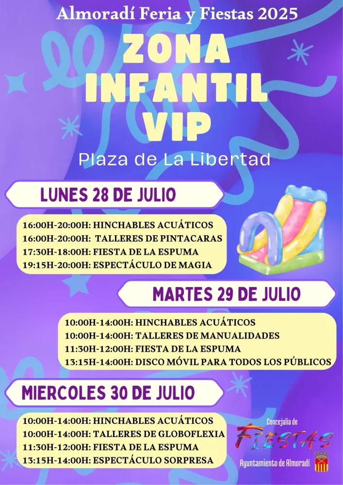 Zona Vip Infantil ► Almoradí Feria y Fiestas 2025