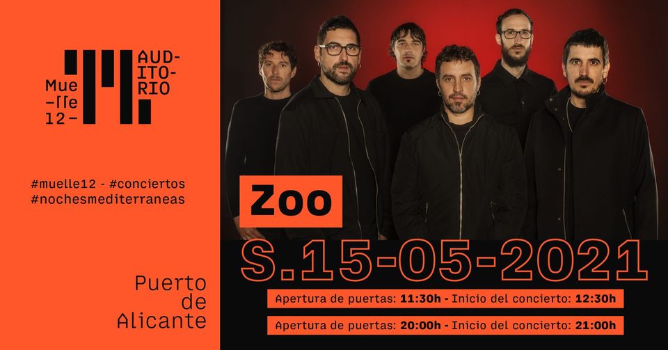 Zoo en concierto en Muelle12 (Puerto de Alicante)