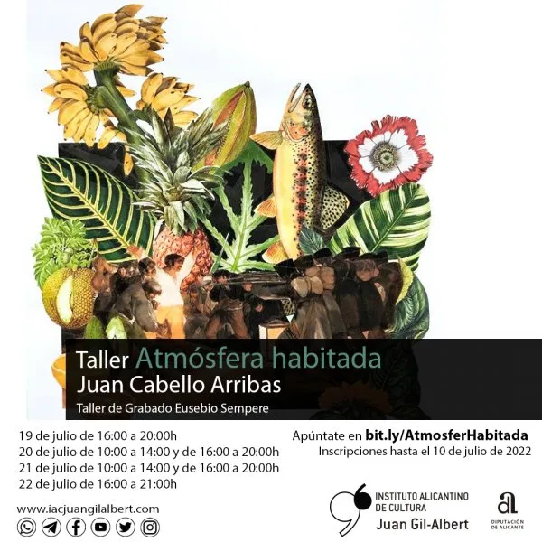«Atmósfera habitada». Taller multidisciplinar de montaje de surrealidades respiradas impartido por J