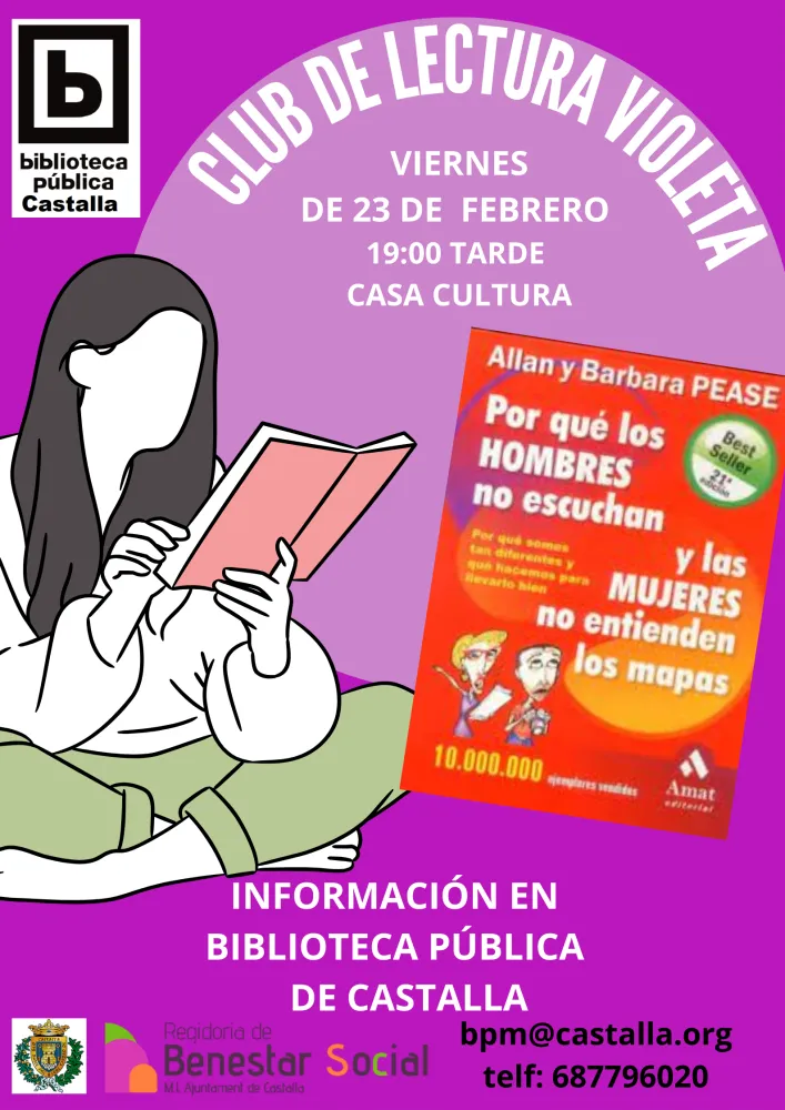 «Por qué los hombres no escuchan y las mujeres no entienden los mapas» Sesión Club de Lectura