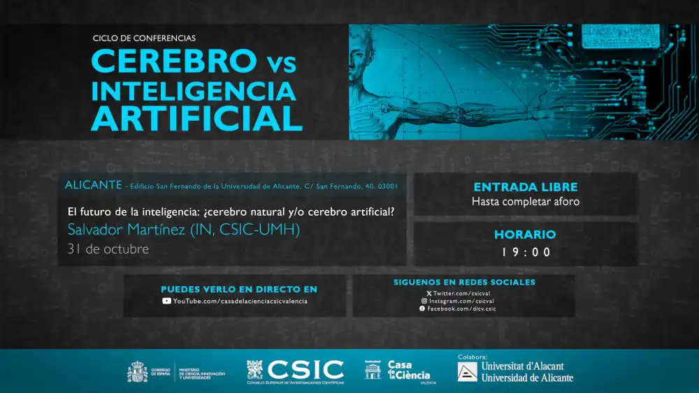 ¿Cerebro natural y/o cerebro artificial? - Conferencia El futuro de la inteligencia