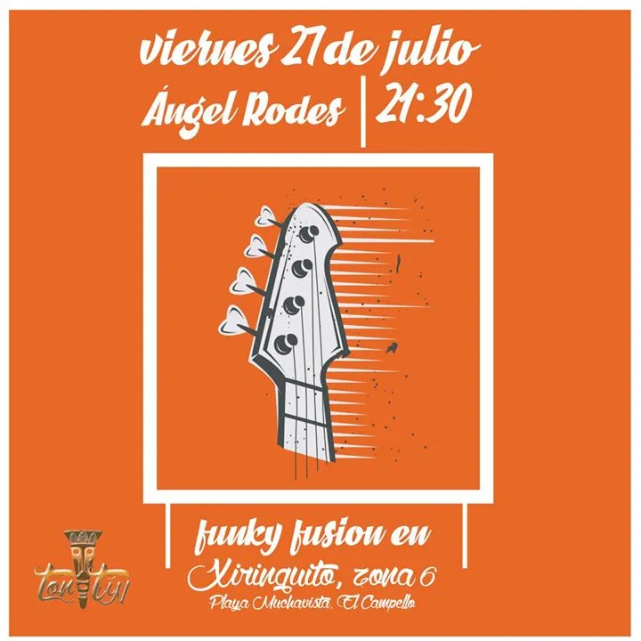 Ángel Rodes en Xiringuito Ton-Tin