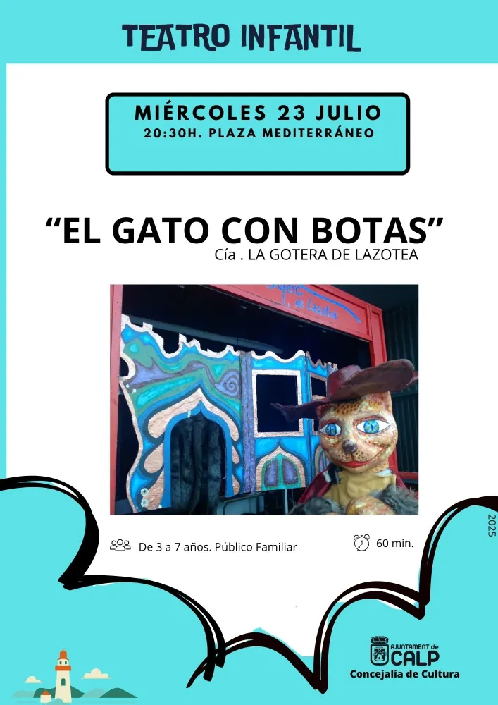 "El Gato con Botas" Teatro Infantil